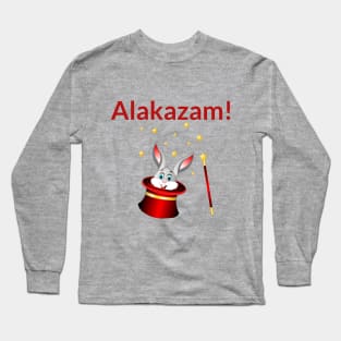 Alakazam Magic Bunny Top Hat Long Sleeve T-Shirt